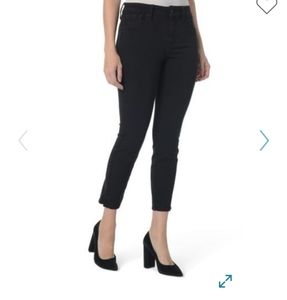 NYDJ Skinny Ankle Jeans Black 0
